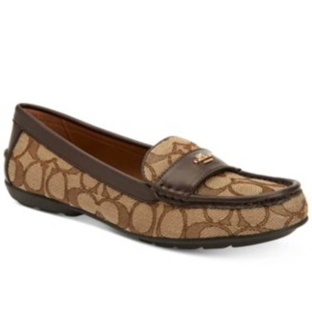 Brown Coach Women's Odette Loafers
